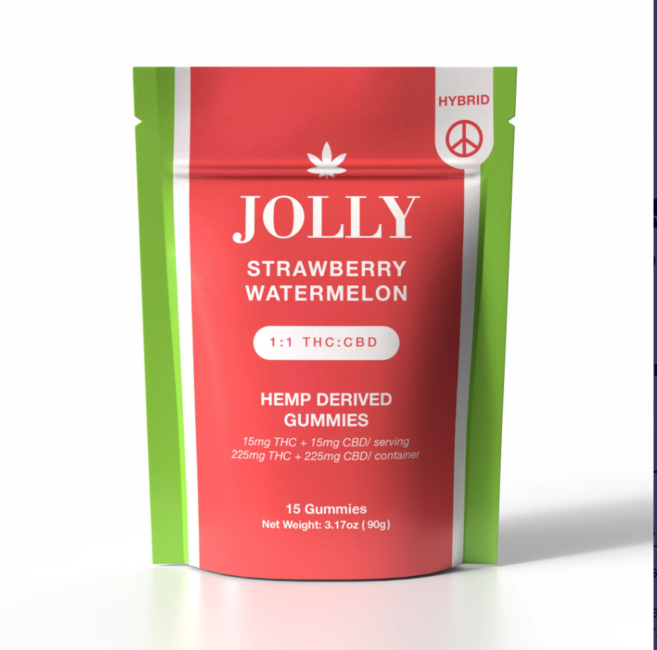 Jolly 1:1 Gummies (15ct) 15mg CBD:THC  [21+]