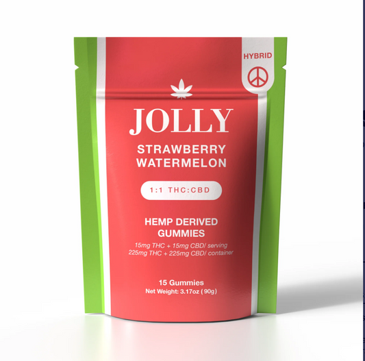 Jolly 1:1 Gummies (15ct) 15mg CBD:THC  [21+]