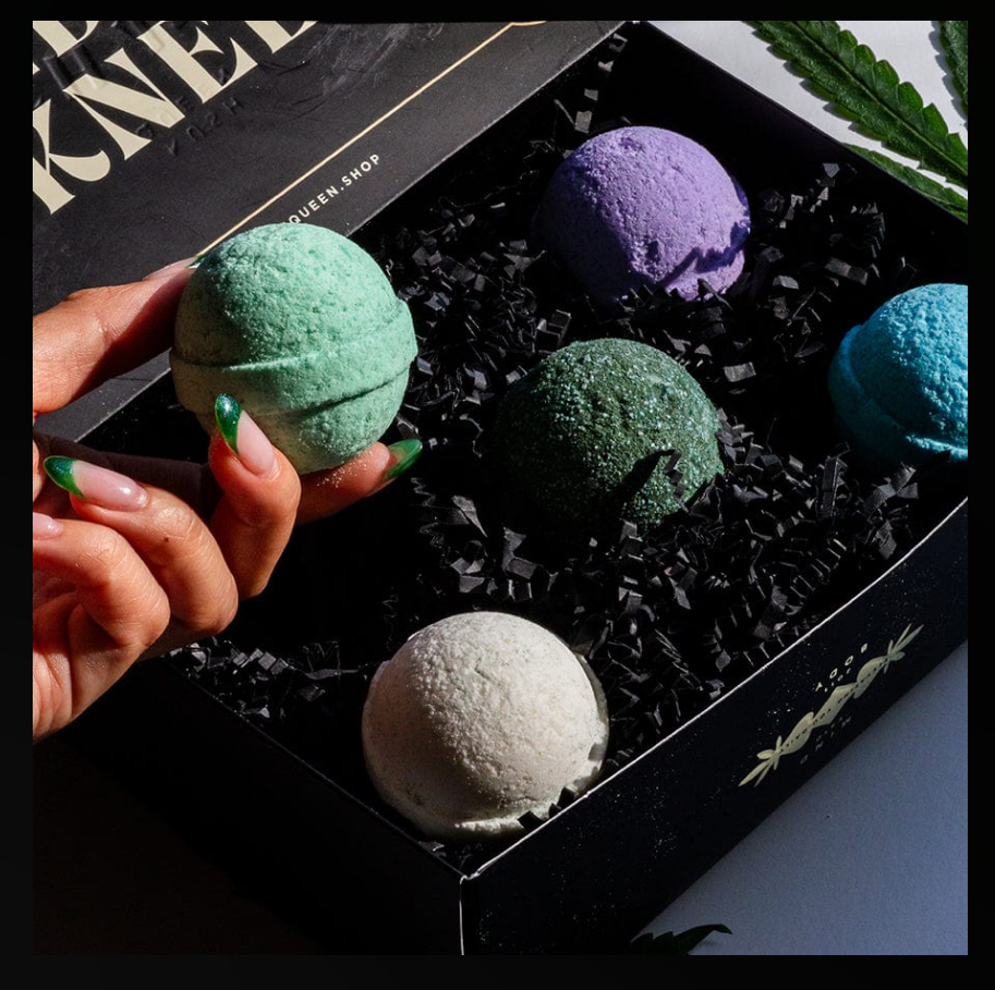 Kush Queen 250mg CBD Mini Bath Bomb Collection
