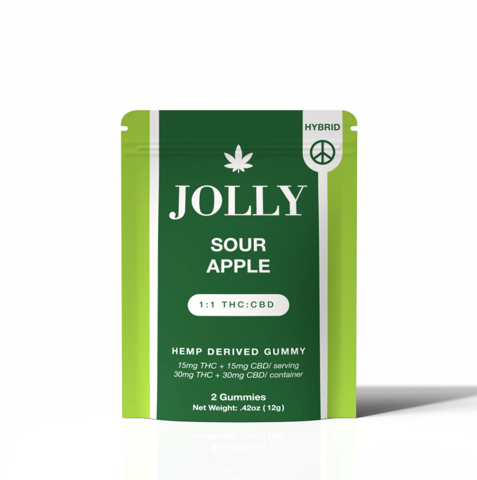 Jolly 1:1 Gummies (2ct) 15mg CBD:THC  [21+]