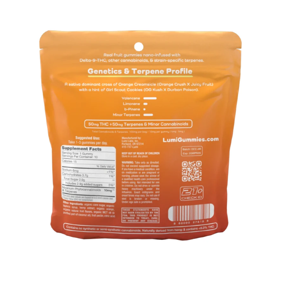 Lumi 5mg Hemp-Derived Full Spectrum Gummies (15ct)  [21+]