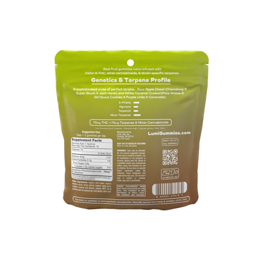 Lumi 5mg Hemp-Derived Full Spectrum Gummies (15ct)  [21+]