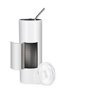 Mushroom Marauder - Mushrooms, Moths + Flowers Full Wrap | 20oz Steel Travel Mug