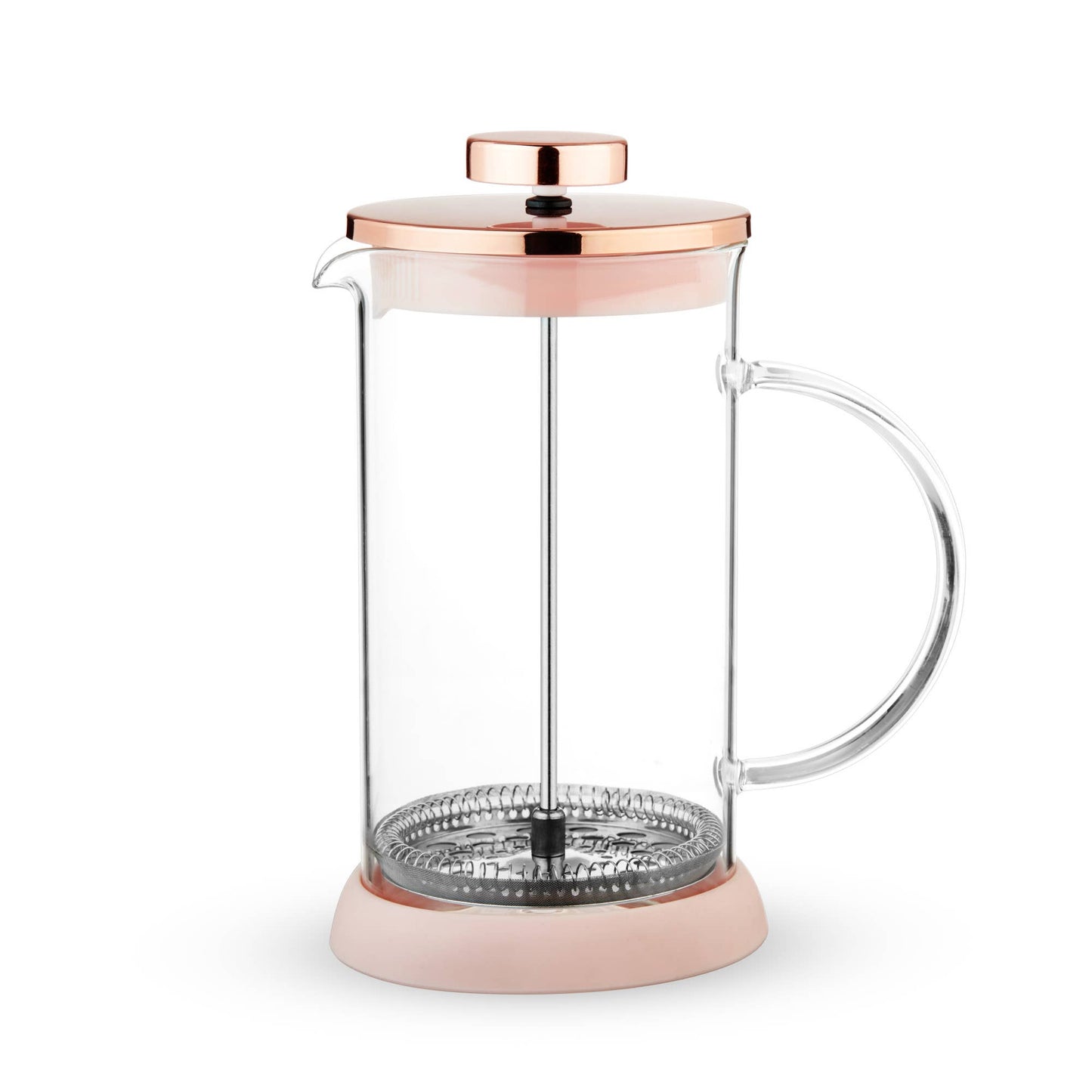 Pinky Up - Riley™ Glass Portable Mini Coffee and Tea Press Pot 12oz