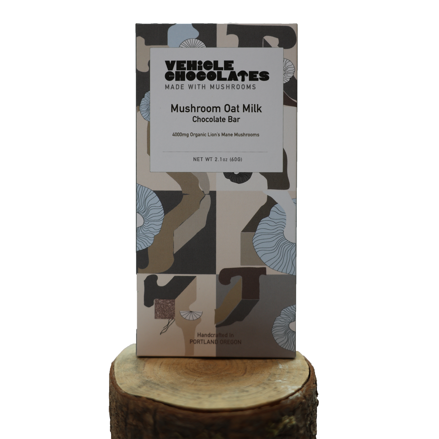 Vehicle Chocolates - Mushroom Oat Milk Chocolate Bar