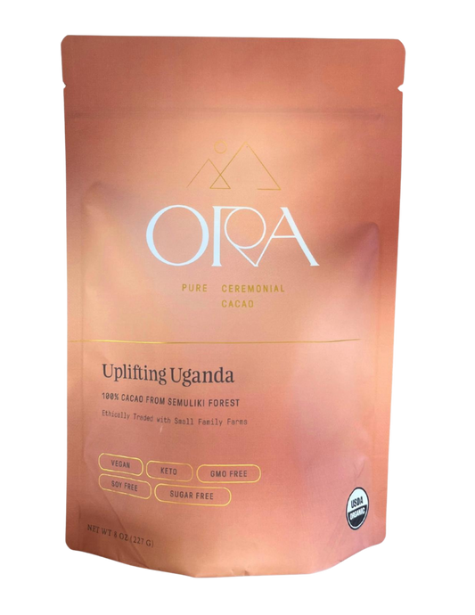 Ora Cacao - Uplifting Uganda 100% Cacao - Organic Ceremonial Chocolate