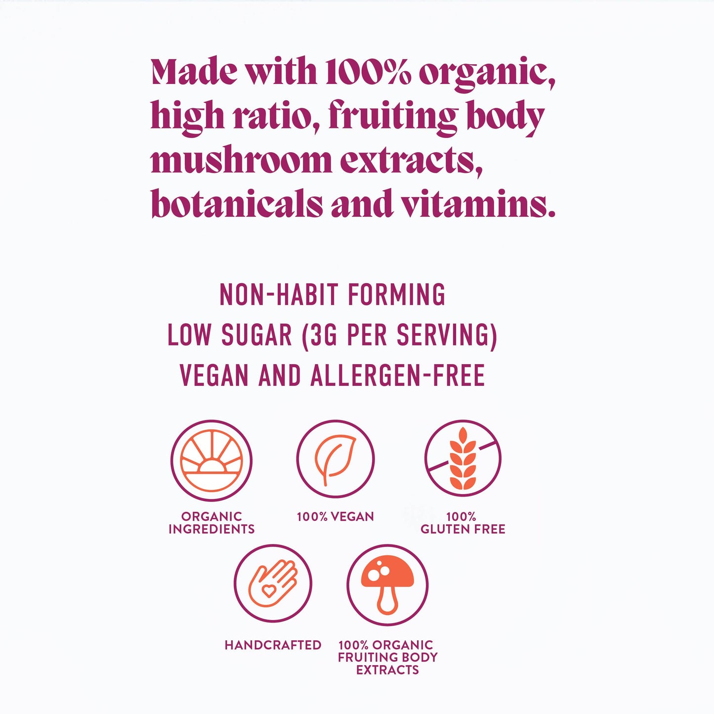 Microjoy - Elevate Mushroom Gummies (5) / Vegan Supplement / Mood