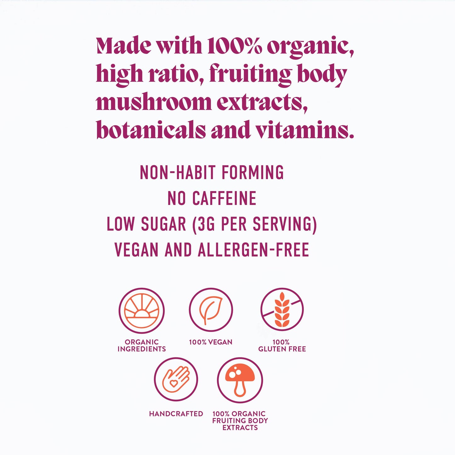 Microjoy - Motivate Mushroom Gummies (30) / Vegan Supplement / Energy
