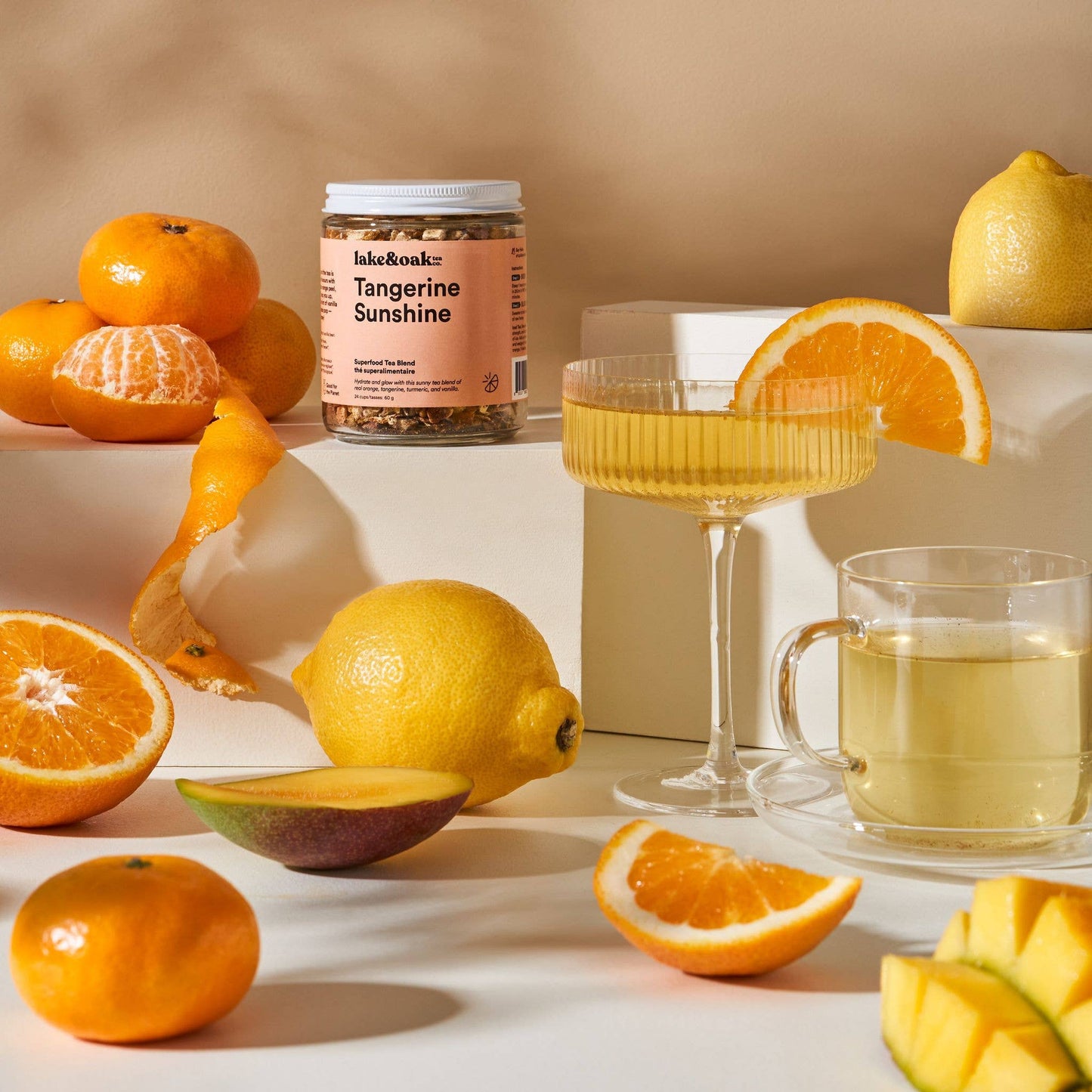 Lake & Oak Tea Co. - Tangerine Sunshine -  Superfood Tea Blend