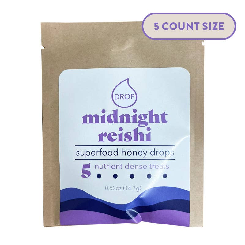 Honey Drops - Midnight Reishi | Mushroom Honey Gummy | Sleep & Relaxation