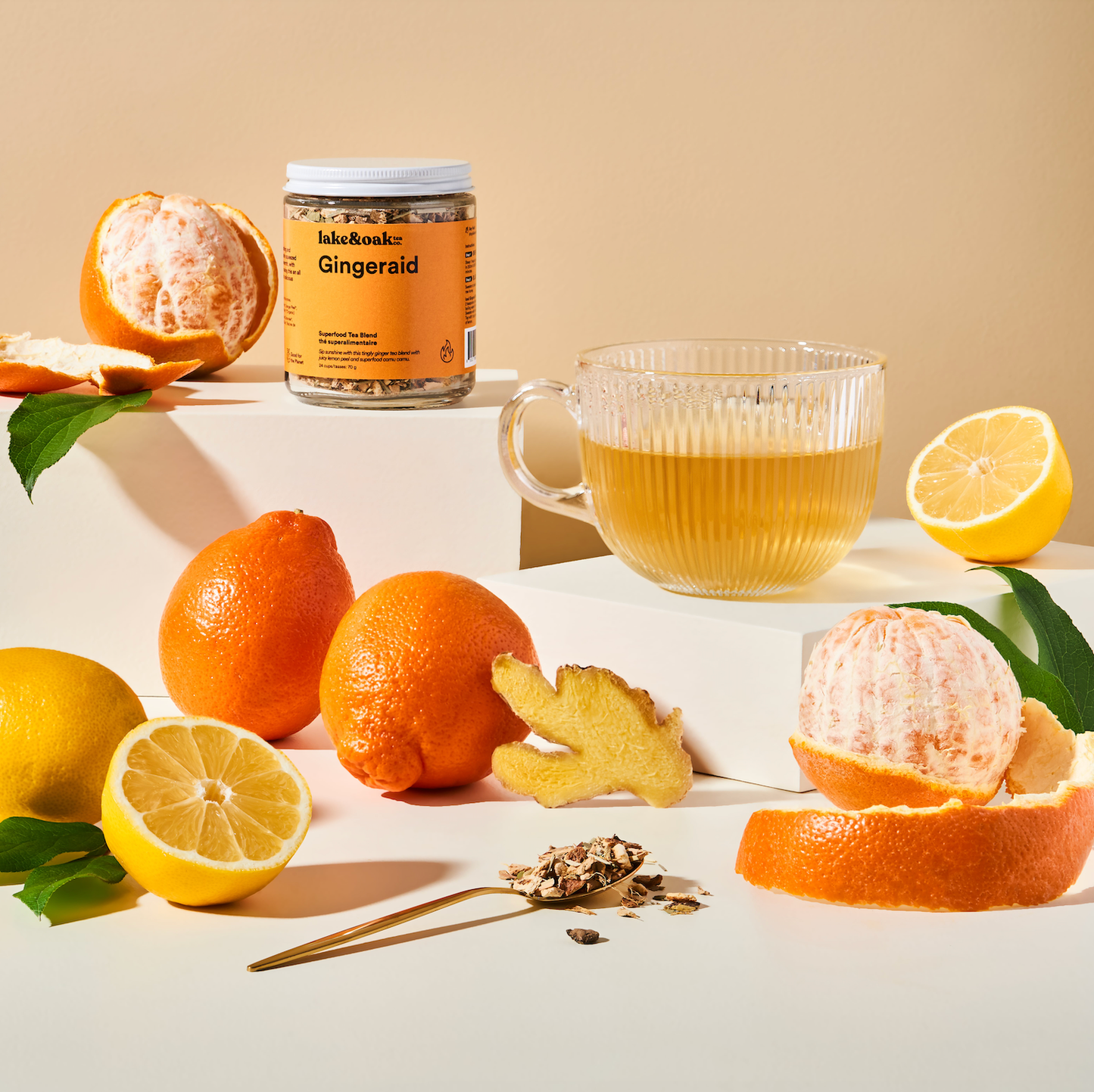 Lake & Oak Tea Co. - Gingeraid -  Superfood Tea Blend