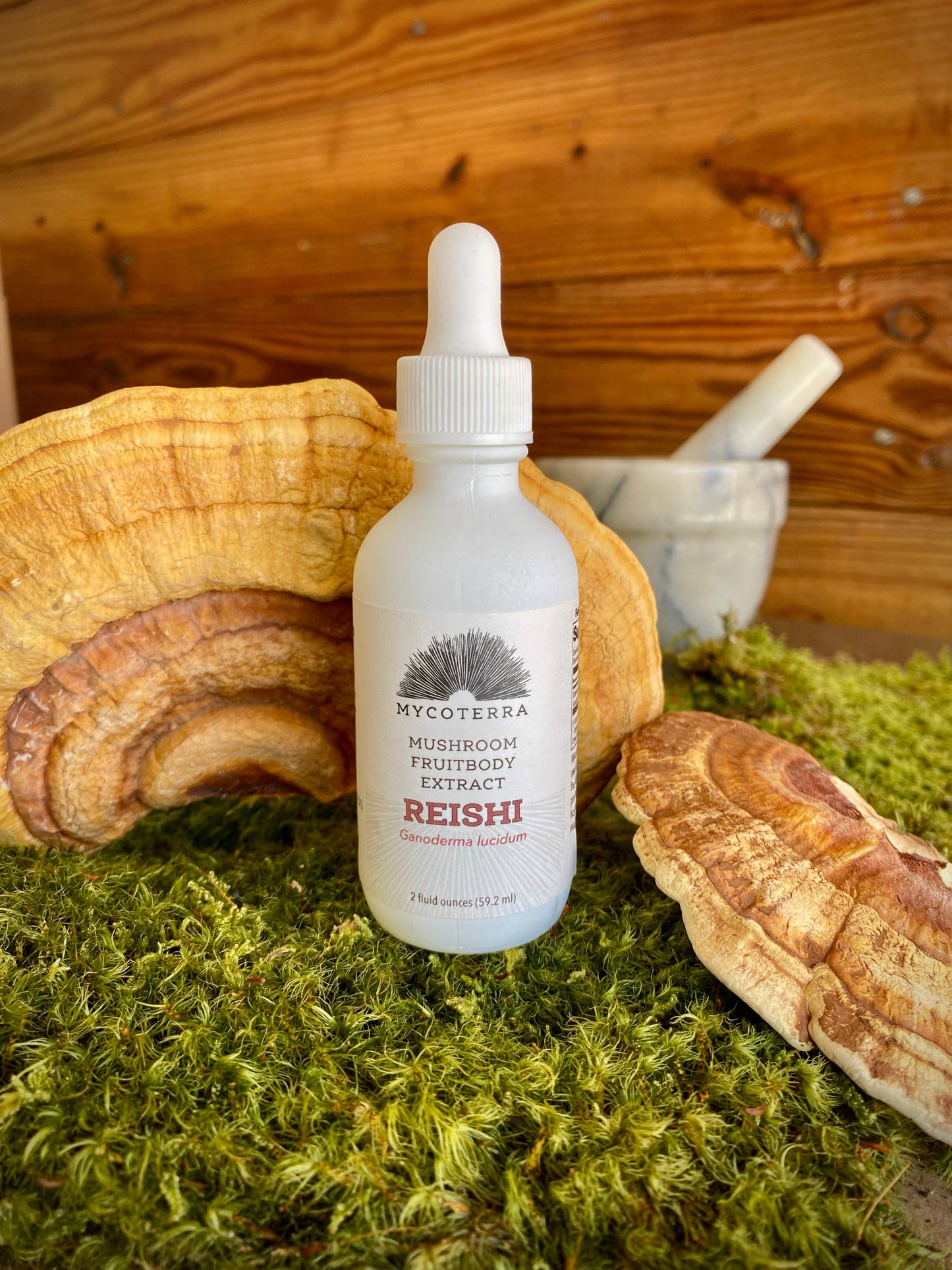 Mycoterra Farm - Organic Reishi Mushroom Tincture 2oz.