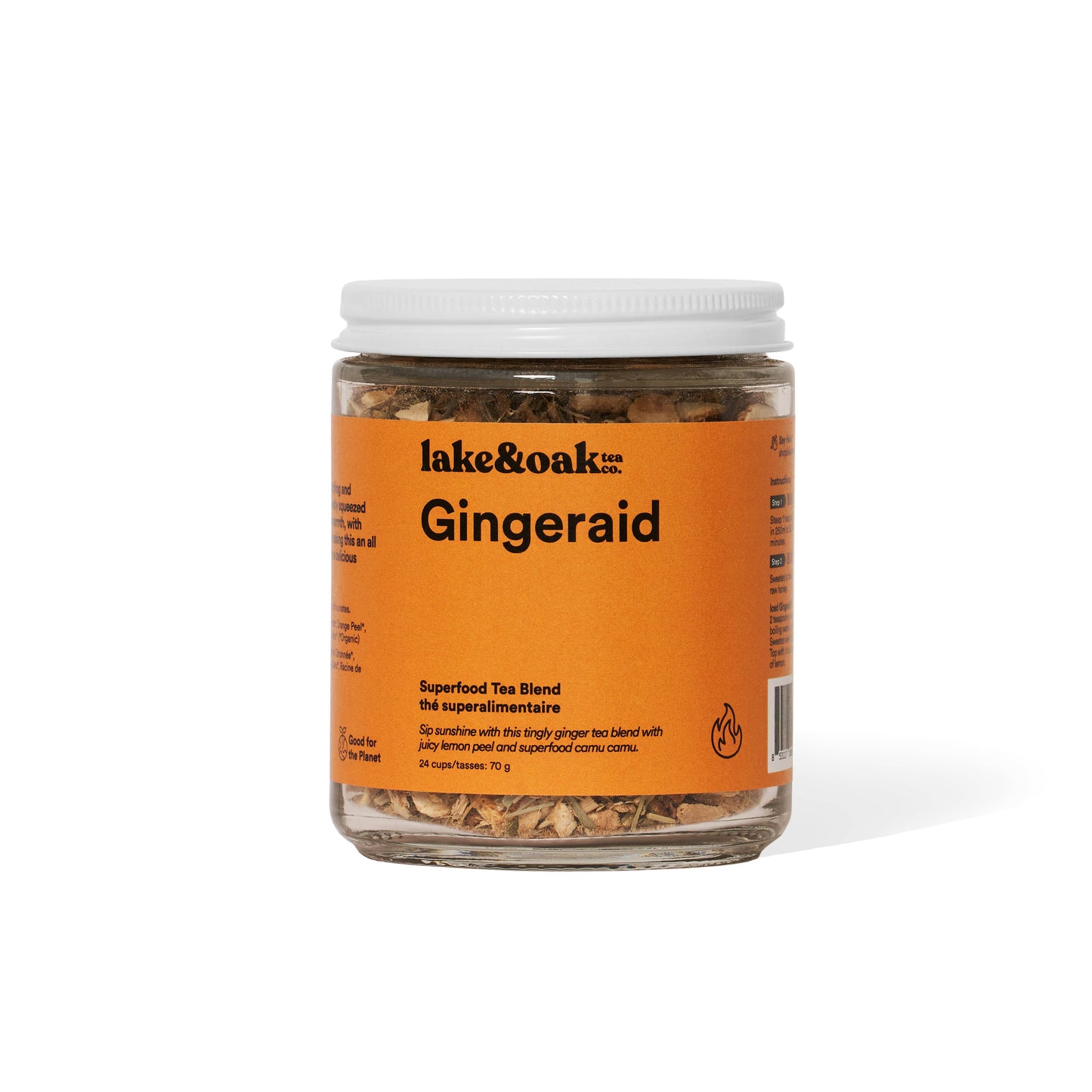 Lake & Oak Tea Co. - Gingeraid -  Superfood Tea Blend
