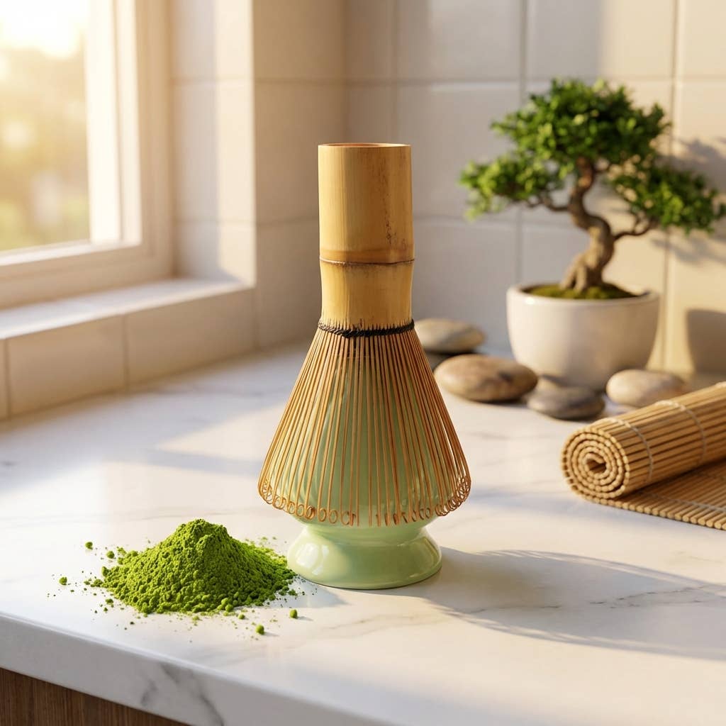 Bamboo Switch - Bamboo Matcha Tea Whisk in Paper Tube | Matcha Bestseller
