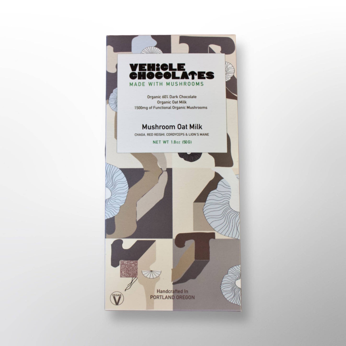 Vehicle Chocolates - Mushroom Oat Milk Chocolate Bar