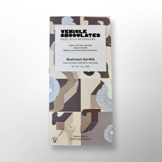 Vehicle Chocolates - Mushroom Oat Milk Chocolate Bar