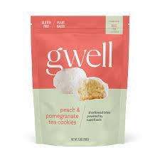 Gwell Peach and Pomegranate Superfood Tea Cookies