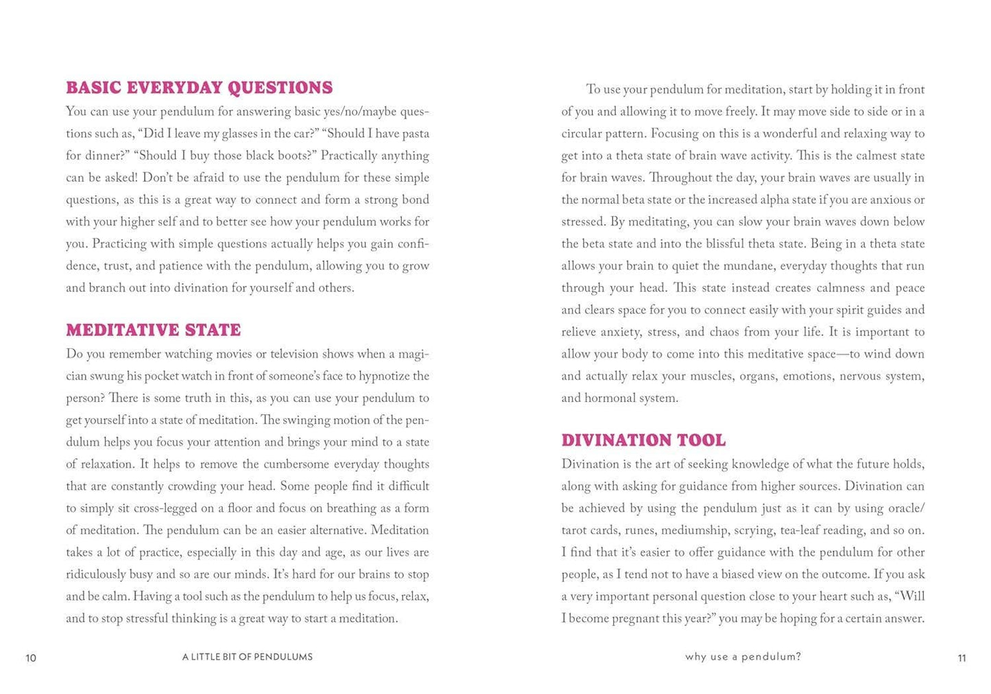 A Little Bit of Pendulums Book by Dani Bryant
