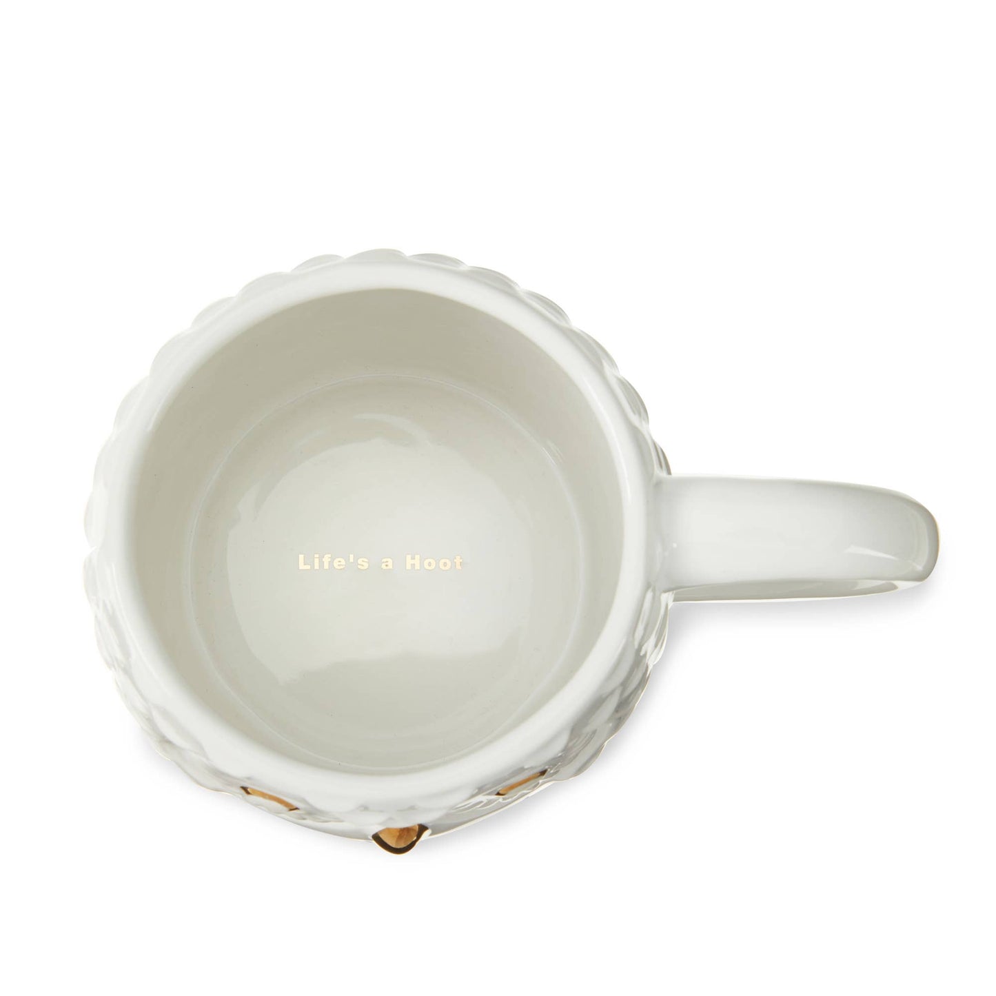 Pinky Up - Olivia™ 3D Gold Accented Ceramic Mug Owl Lifes a Hoot