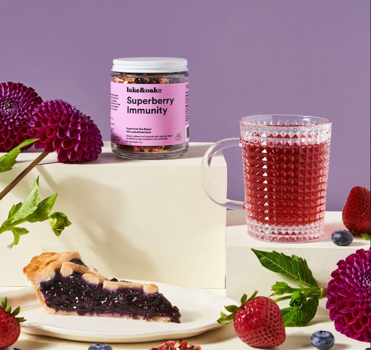 Lake & Oak Tea Co. - Superberry Immunity - Superfood Tea Blend