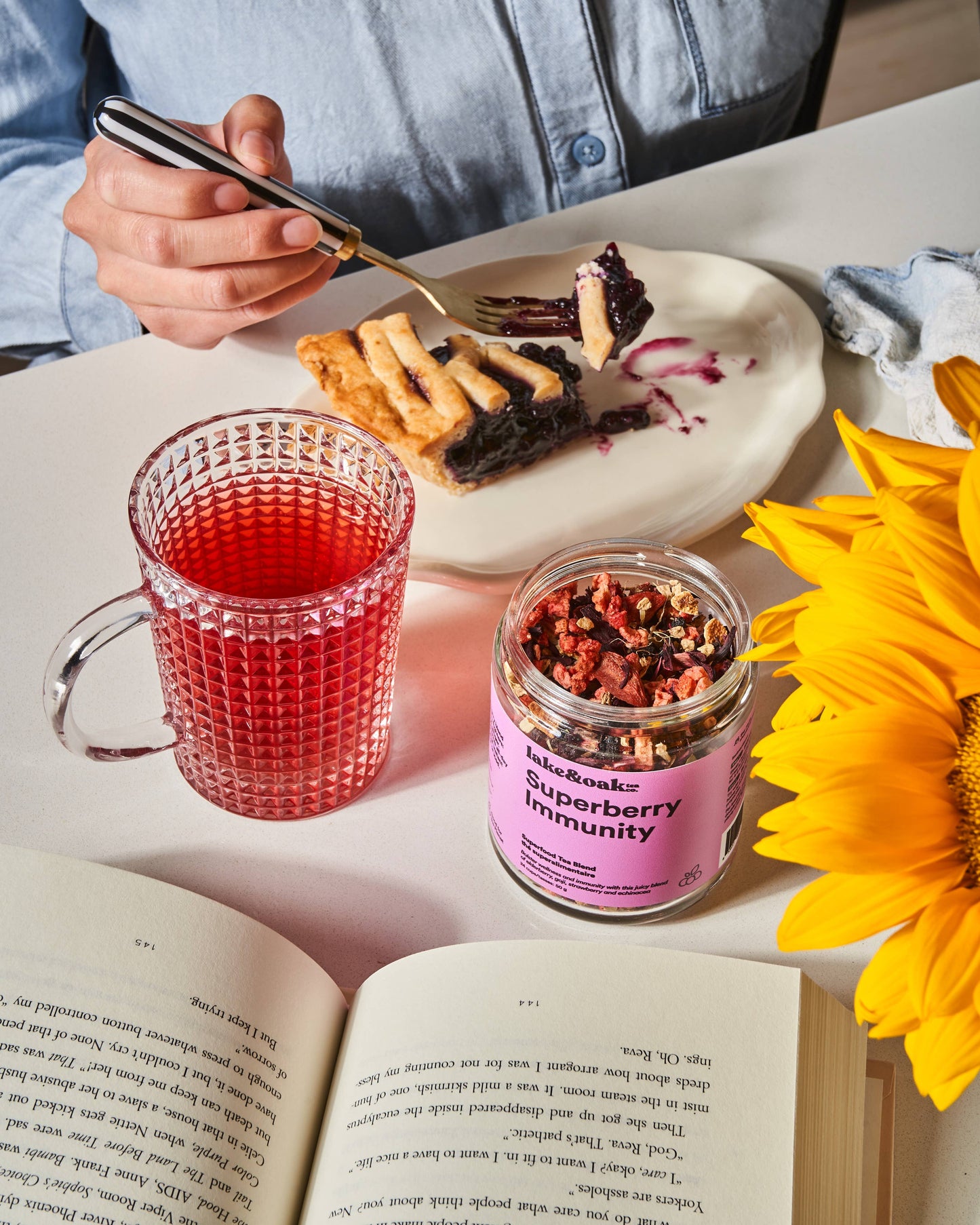 Lake & Oak Tea Co. - Superberry Immunity - Superfood Tea Blend