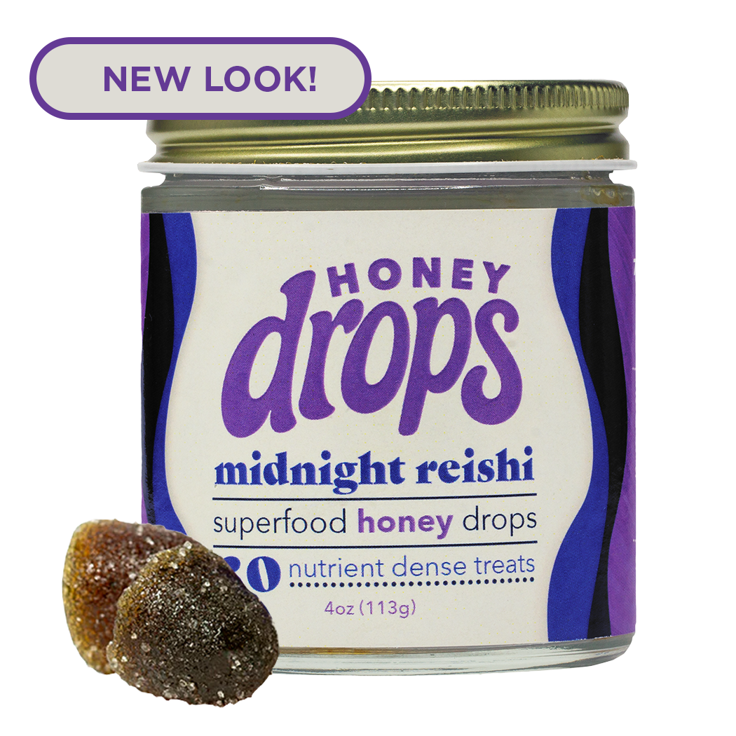 Honey Drops - Midnight Reishi | Mushroom Honey Gummy | Sleep & Relaxation