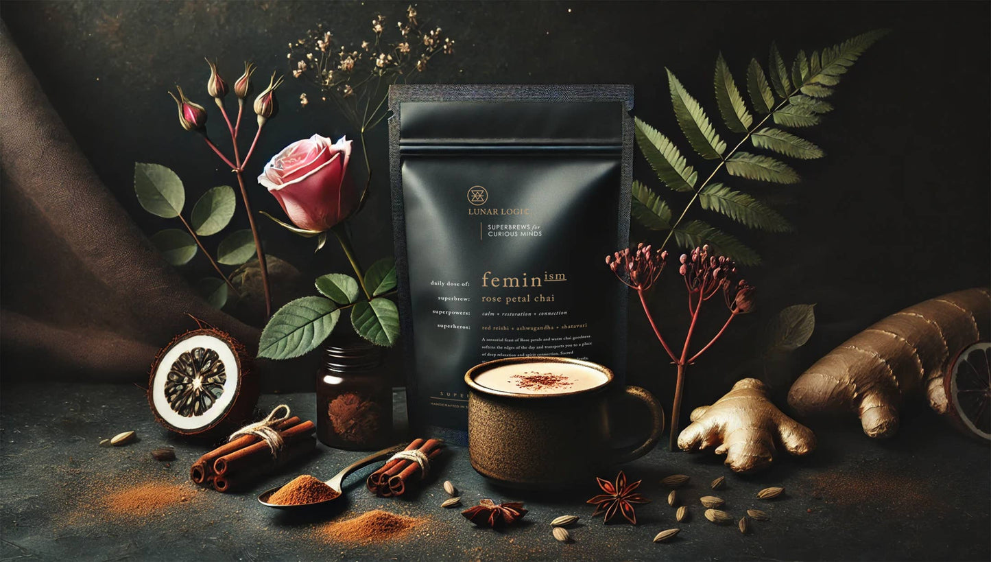 Lunar Logic Wild Apothecary - FEMINISM / Rose Chai Superbrew