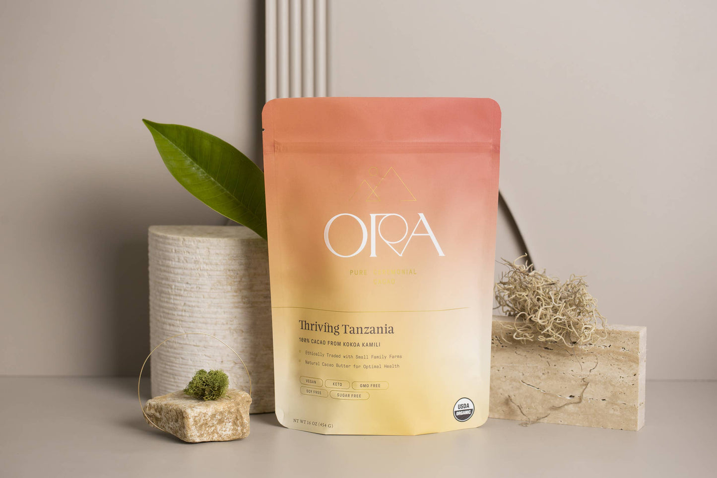 Ora Cacao - Thriving Tanzania 100% Cacao - Organic Ceremonial Chocolate