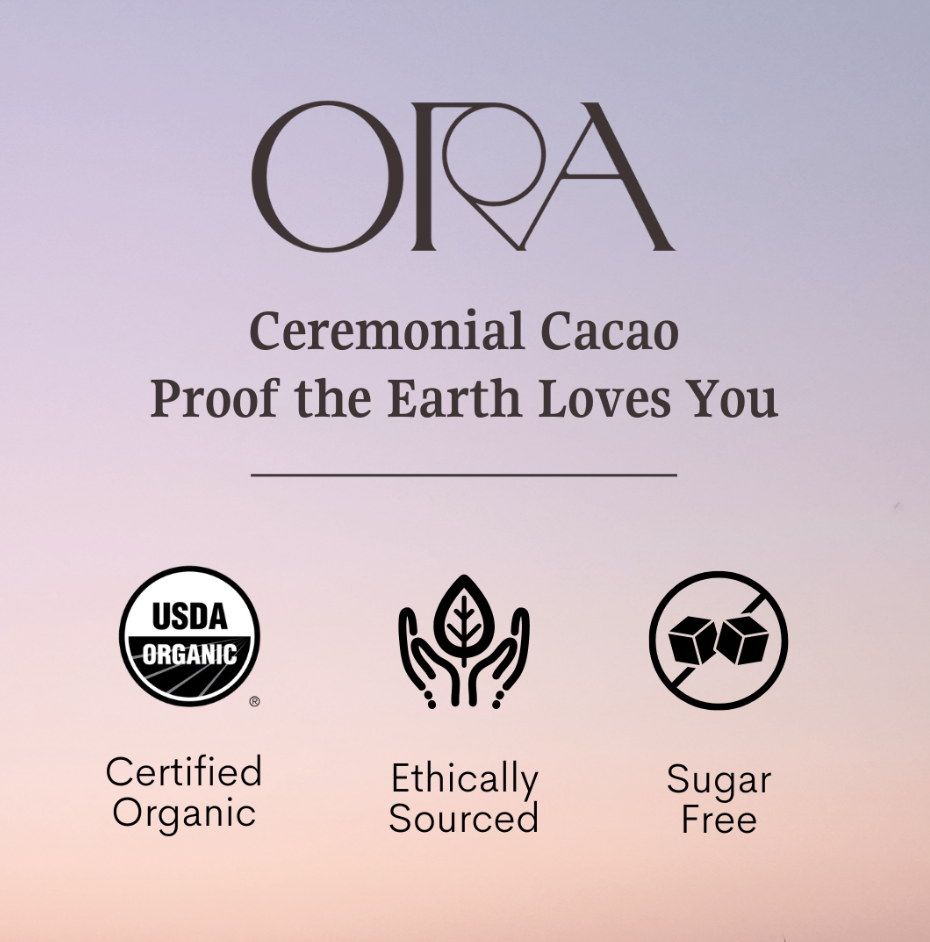 Ora Cacao - Uplifting Uganda 100% Cacao - Organic Ceremonial Chocolate