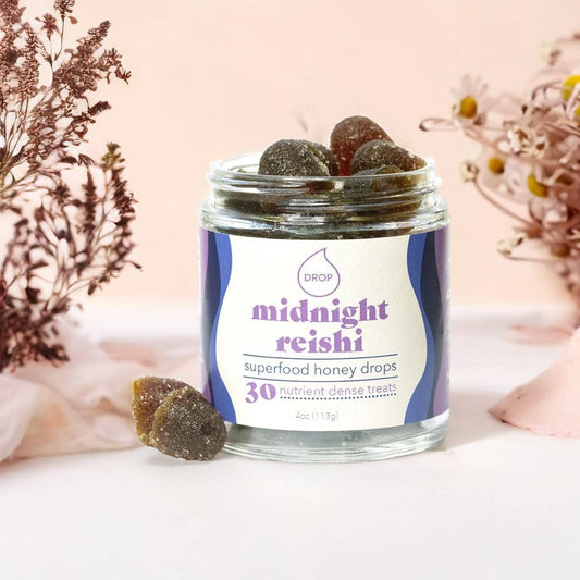 Honey Drops - Midnight Reishi | Mushroom Honey Gummy | Sleep & Relaxation